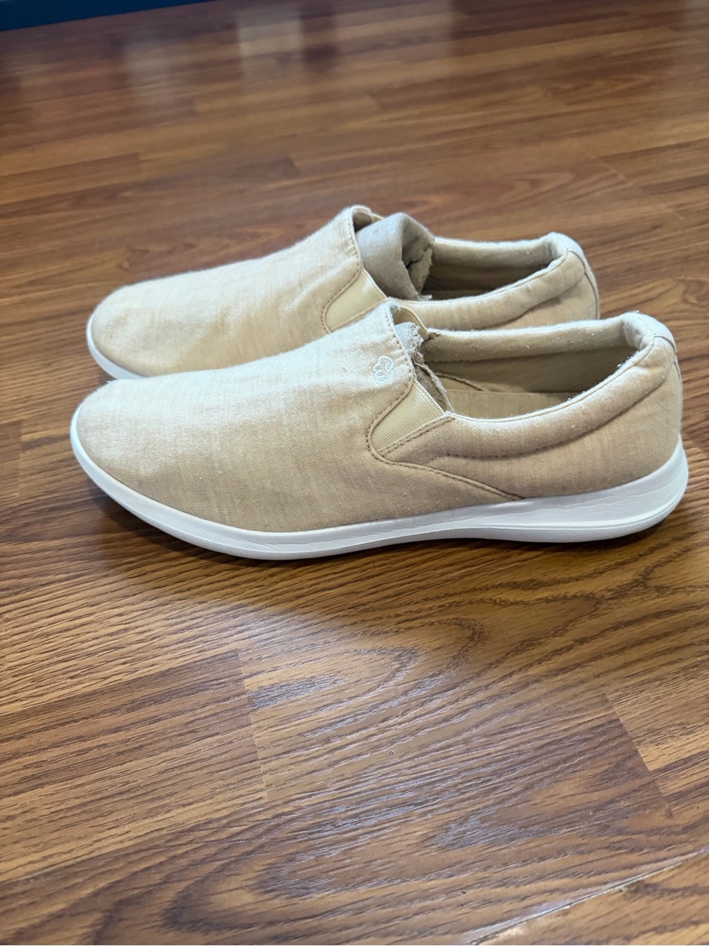 Merinos Slip On Sneakers Merino Wool Comfort Shoes Beige 12